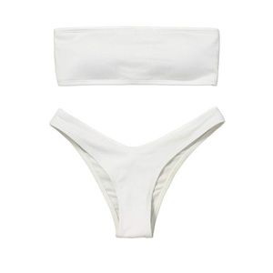 White strapless bikini NWOT